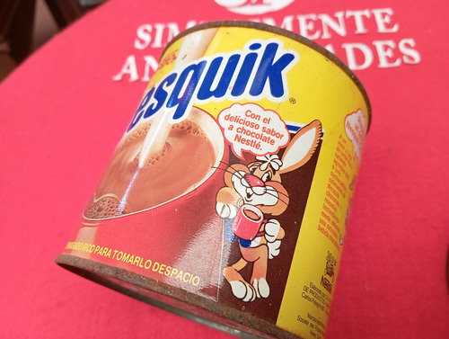 2 Antiguas Latas De Nesquik 90 Y 00 Ref. 440 (Usado)