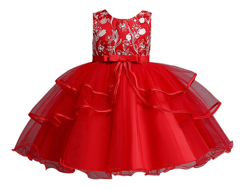 Vestido De Princesa Para Niños Vestido De Tul De Fiesta 4349