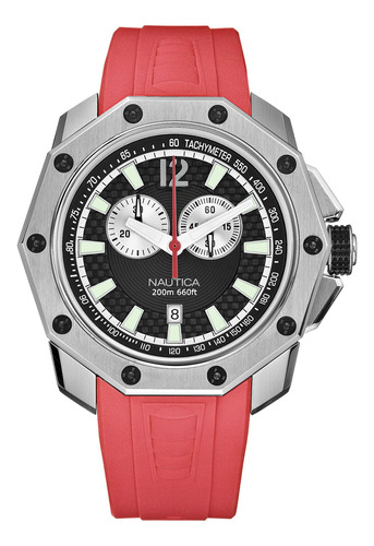 Reloj Nautica N24517g Nvl100 Red Resin Para Hombre