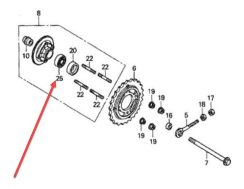 Ruleman De Porta Corona Orig Cg150 Honda Genamax