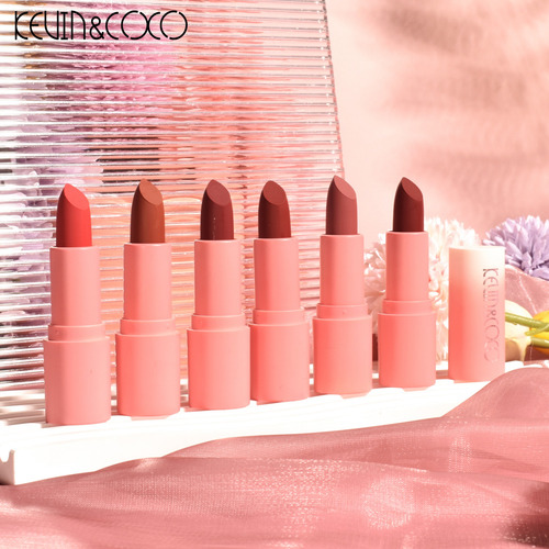 Set De Labiales Kevin & Coco, 6 Labiales Tonos Variados Surtido