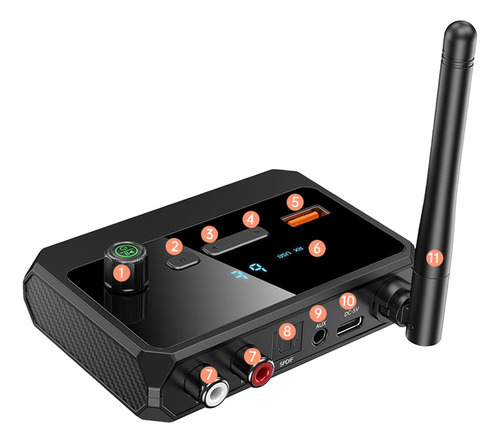 De Adaptador De Receptor De Transmisor De Audio Para