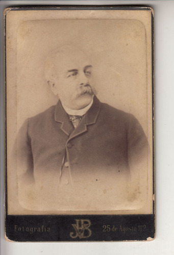 1884 Fotografia De Hombre Estudio Juan Varonne Del Puerto 
