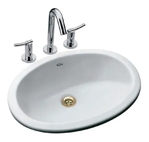 comprar Pileta Bacha De Sobremesada Oval 48,5x38  Cerámicas Castro.
