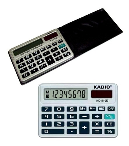 Calculadora Electronica De Bolsillo 8 Digitos Con Funda