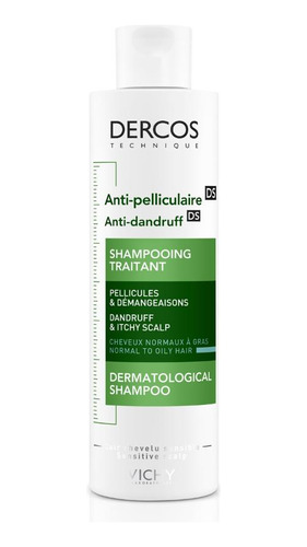 Shampoo Dercos Anti-caspa Pelo Graso 200ml