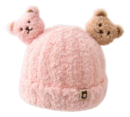 (pk) Bufanda De Invierno Con Gorro Y Cuello Para Bebés, Niña