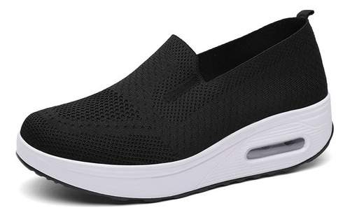 Zapatillas Slip-on De Mujer En Color Liso