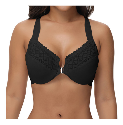 J Bras Feminino Com Botão Frontal Leve Sem Aço R 7001