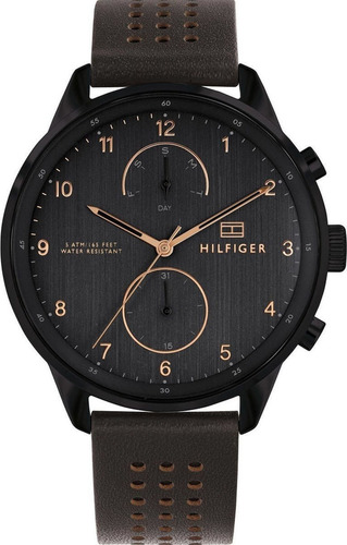 Relógio Tommy Hilfiger Masculino Couro Pronta Entrega