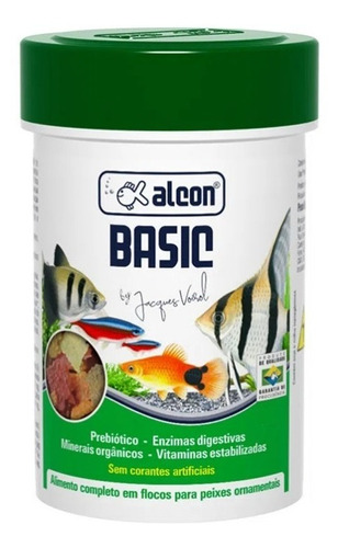 Ração Para Peixe Basic Alcon 50g