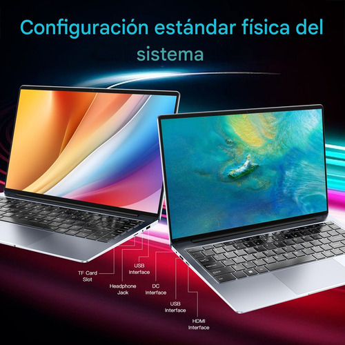 Notebook 14.1 8gb Ram-256gb Celeron N4000 Más Barato Laptop Plateado