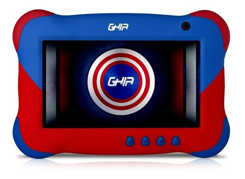 Tablet Para Niños Ghia 7 Pulgadas 1gb Ram 16gb WiFi Android 11 Color Azul y Rojo Modelo GK133A