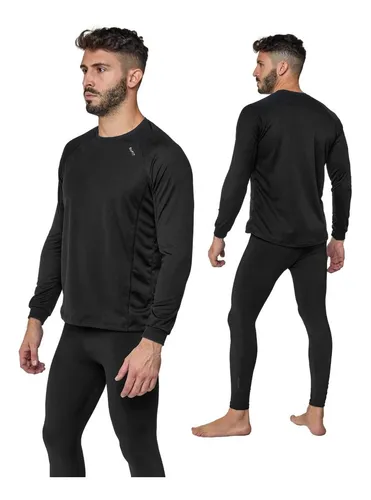 Conjunto Termico Hombre Safit Remera Calza Primera Piel Env o
