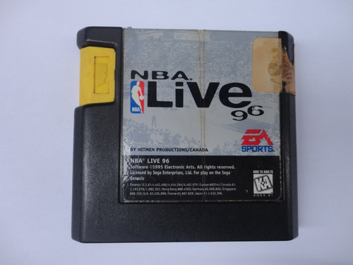 Nba Live 96 - Cartucho Original Americano Para Mega Drive (Usado)