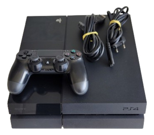 Ps4 Fat 500gb + Dualshock 4 Original + Cabos Usado Ótima Qualidade E Conservação Garantida