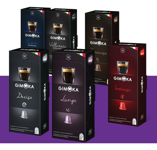 40 Cápsulas Nespresso Compat. Gimoka - 2 Packs Envío Gratis!