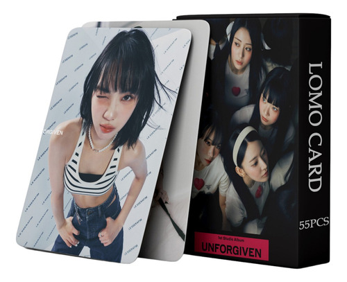 55 Photocards Le Sserafin - Unforgiven