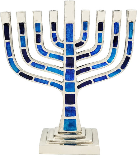 Menorah The Dreidel Company, Estilo Clásico, Para 9 Velas