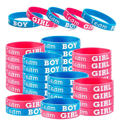 Pulseras Reveladoras De Género Incluye Pulseras De Team Boy