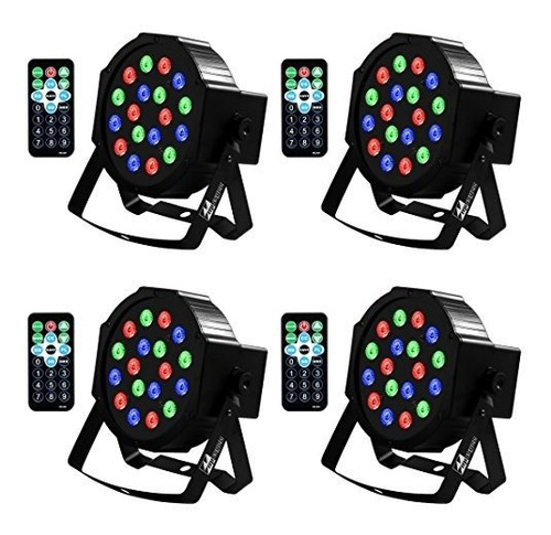 Uplights 18 Rgb Led Uplights, Sonido Missyee Dmx Uplighting,