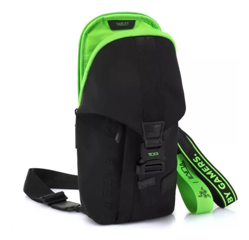 Bolso De Pecho Compatible Tumi By Games Verde Razer (tienda)