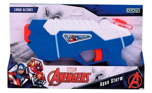Avengers Aqua Storm Pistola De Agua Vengadores Lanzador 