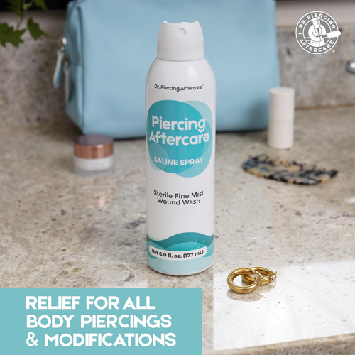 Dr. Piercing Aftercare Spray Salino Estéril Solución