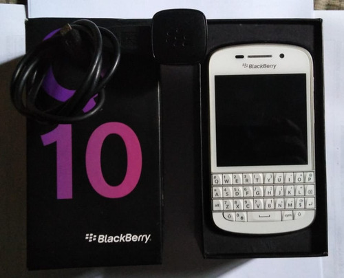 Blackberry Q10 Blanco 9.8 !!!! Caja + Accs Orginales Bb