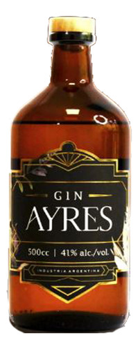 3 Gin Ayres 500 Cc London Dry De Aromas CĂtricos Especiados