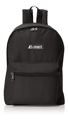 Mochila Básica Everest Luggage, Negra, Mediana