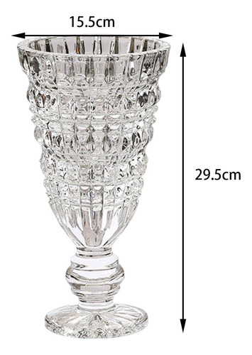Florero De Copa De Vidrio, Soporte Para , Maceta De Claro