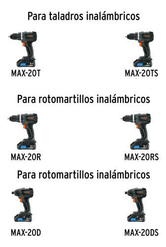 Batería Ion Litio 20v, 2ah. Truper Max. 101409
