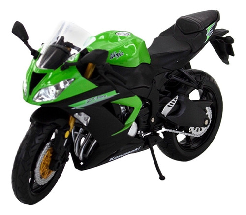 M Kawasaki Ninja Zx-6r Miniatura Metal Moto Adornos