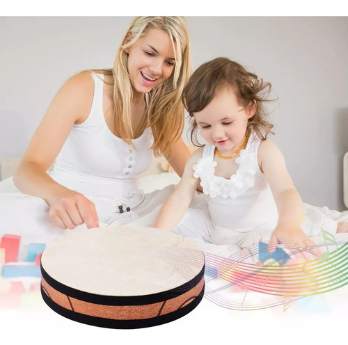 Ocean Drum Madeira 25cm Tambor De Surf Infantil De 10 Polega
