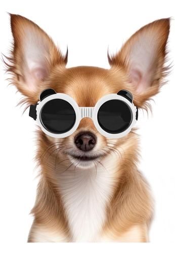 Gafas De Sol Para Perros Pequenos Con Proteccion Uv/vient...