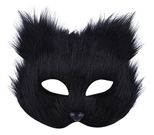 Máscara De Halloween Masquerade Props Animal Half Face Para