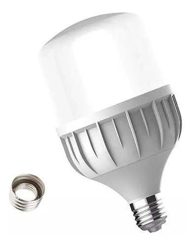 Lampara High Power 40w E 27 + Adaptador E 40 Interelec