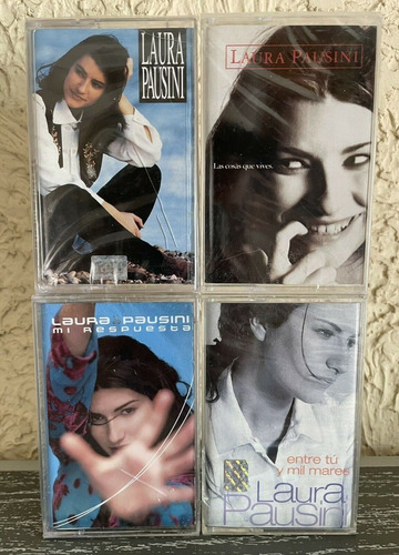 Laura Pausini - Colección 4 Cassettes Nuevos Sellados