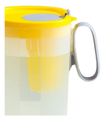 Jarra De Agua Sin Con Colador 2200ml Para Té Amarillo