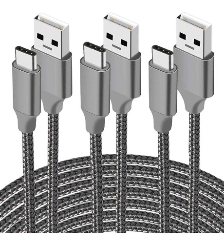 Cileen Cable De Carga Usb C De 10 Pies, Paquete De 3 Cables