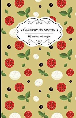 Libro : Cuaderno De Recetas En Blanco Ingredientes Italiano