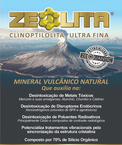 Imagem 4 de 9 de Zeólita Premium 200g Potencializada P. Saúde 100% Natural