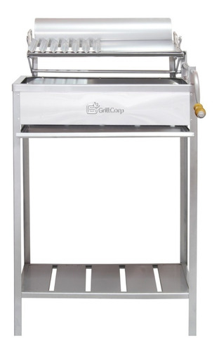 Grillcorp - Parrilla Std Inoxidable Chica + Encend + Briquet