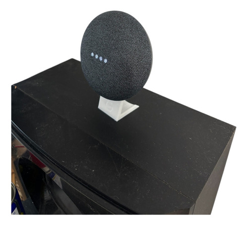 Soporte Para Google Nest / Google Home De Mesa Escritorio Color Blanco