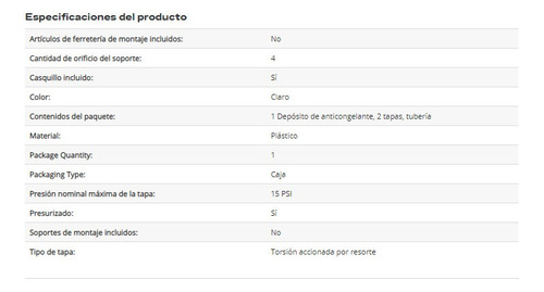 Deposito Anticongelante Oem: 2602872c91