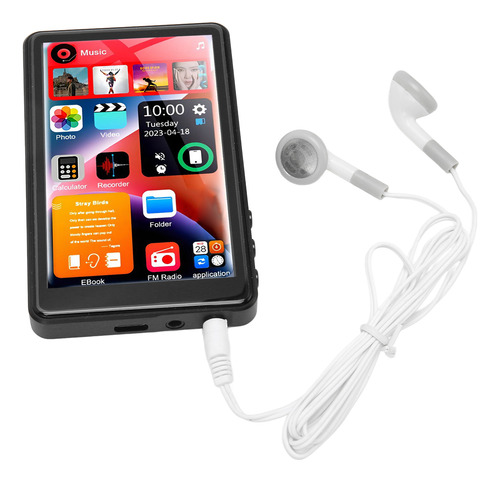 Reproductor De Mp3 Pantalla Táctil Completa De 4 Pulgadas