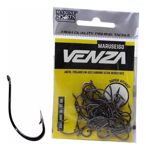 Anzol Marine Sports Venza Maruseigo Black Nickel Nº 18