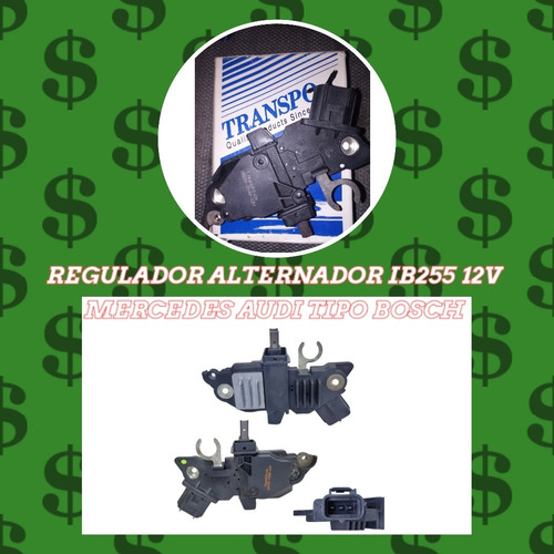 Regulador Alternador Mercedes Audi Tipo Bosch 12v Ib255