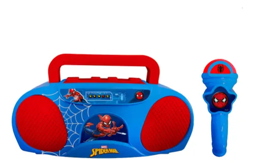 Karaoke Musical Boombox Infantil Homem Aranha - Candide